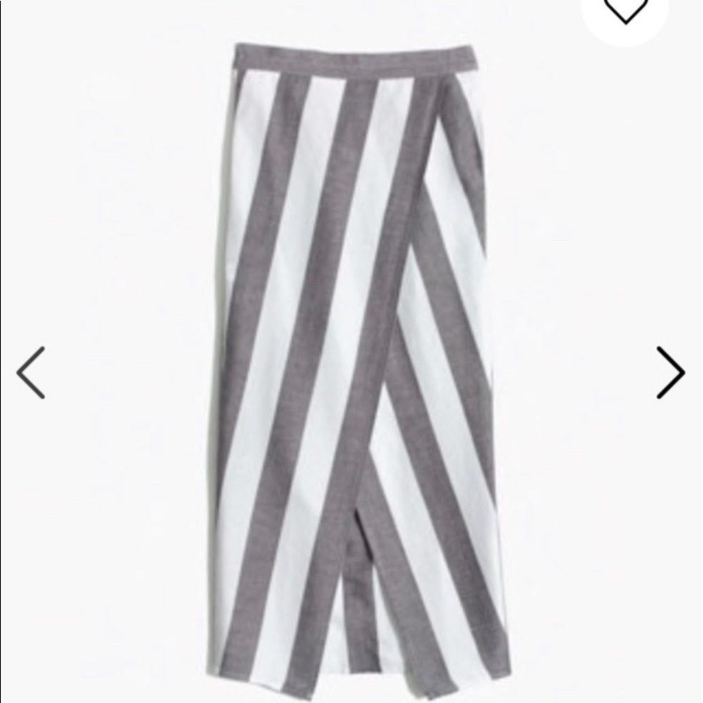 Madewell Striped Skirt